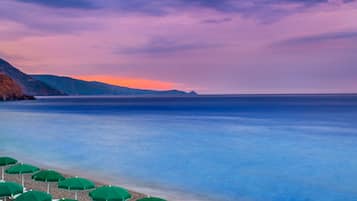 Vue sur la plage/l’océan