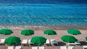 Vue sur la plage/lâocĂ©an