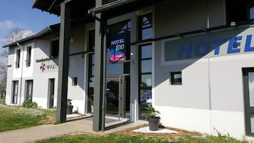 Façade de l’hébergement