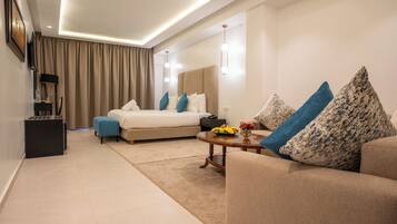 Superior Double Room | Frette Italian sheets, premium bedding, memory foam beds, minibar