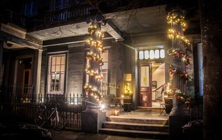 Front of property – evening/night