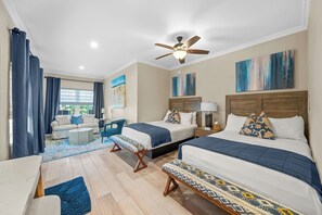 Family Room, 2 Double Beds, Non Smoking, Ocean View