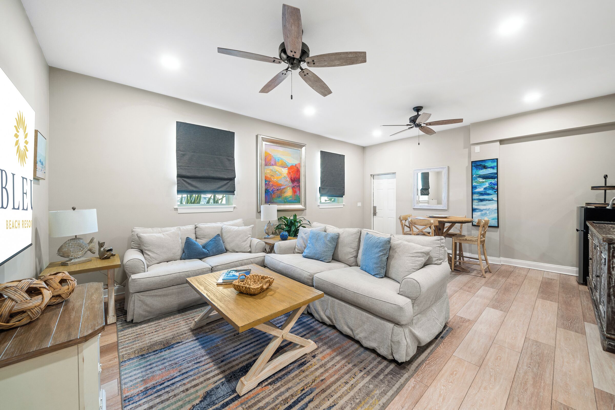 Family Suite, 2 Bedrooms, Non Smoking | Living area | 40-inch Smart TV with digital channels