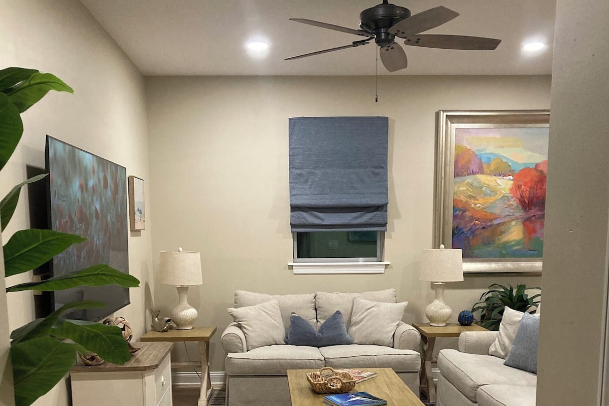 Family Suite, 2 Bedrooms, Non Smoking | Living area | 40-inch Smart TV with digital channels