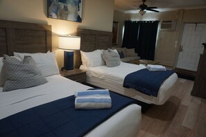 Family Room, Multiple Beds, Non Smoking, Ocean View | Individually furnished, free WiFi, bed sheets