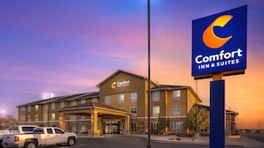 A Comfort Inn & Suites hotel with a prominent sign, a covered entrance, and a parking lot. - Comfort Inn & Suites West Artesia (Artesia)