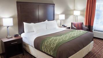 Ropa de cama de alta calidad, colchones con pillow-top y escritorio