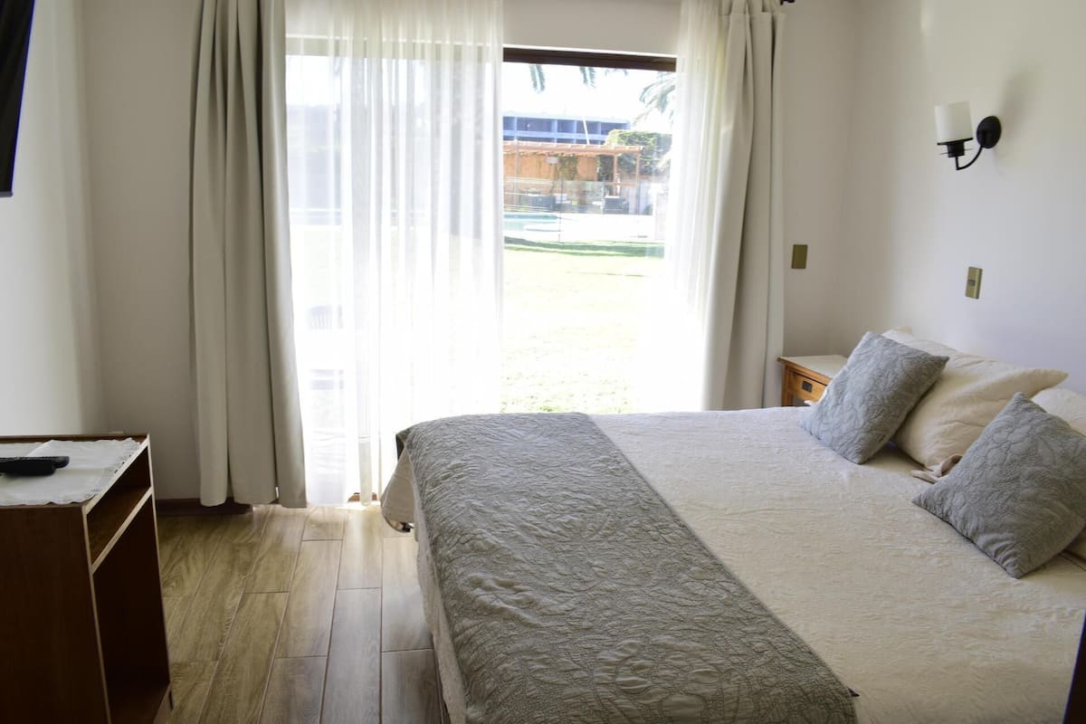 1 habitación y ropa de cama de alta calidad