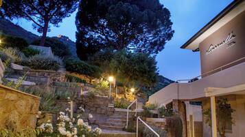 Front of property - evening/night