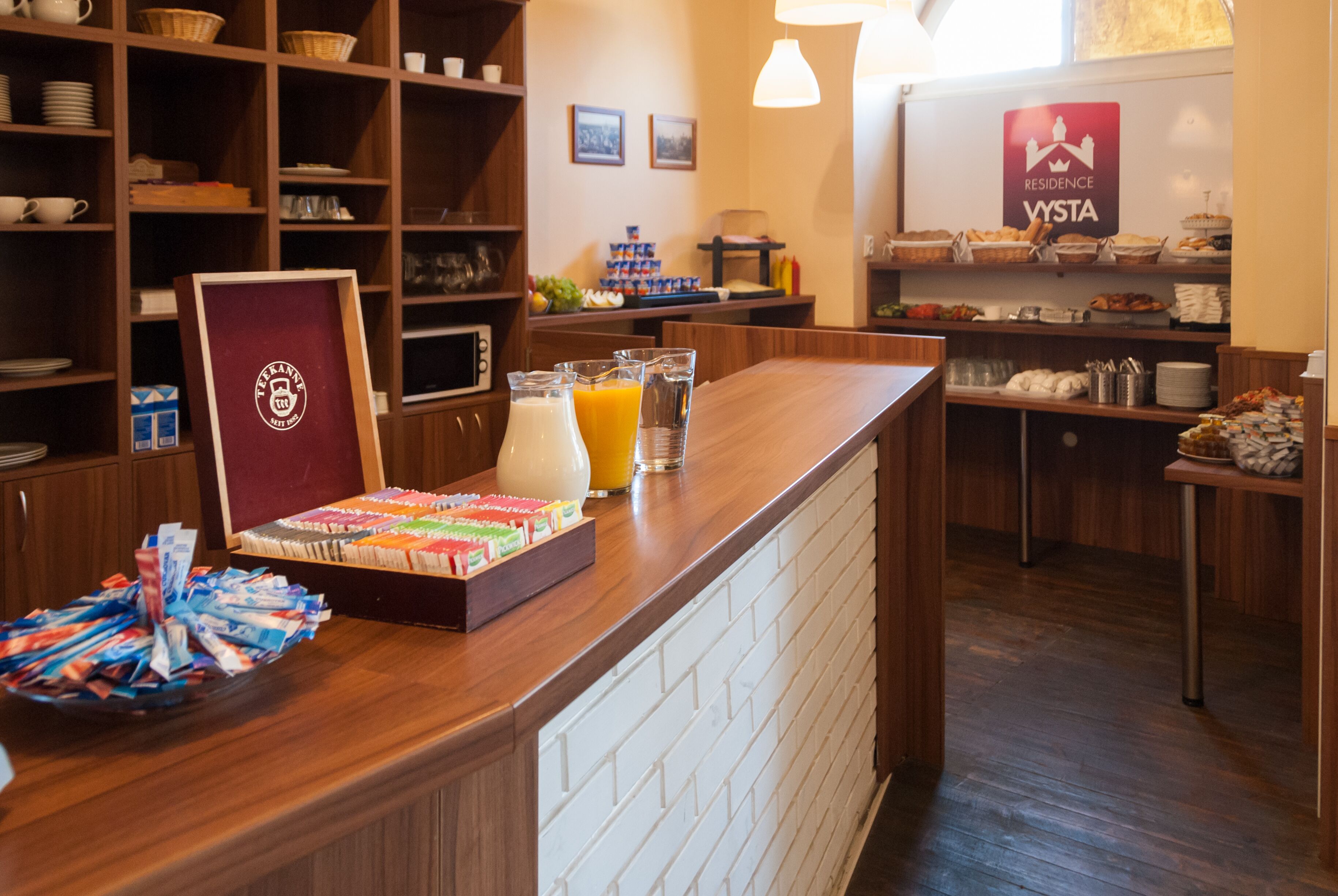 daily buffet breakfast (eur 4 per person)