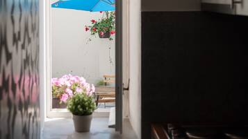 Departamento, Terraza | Caja de seguridad en la habitación, cortinas blackout y insonorización