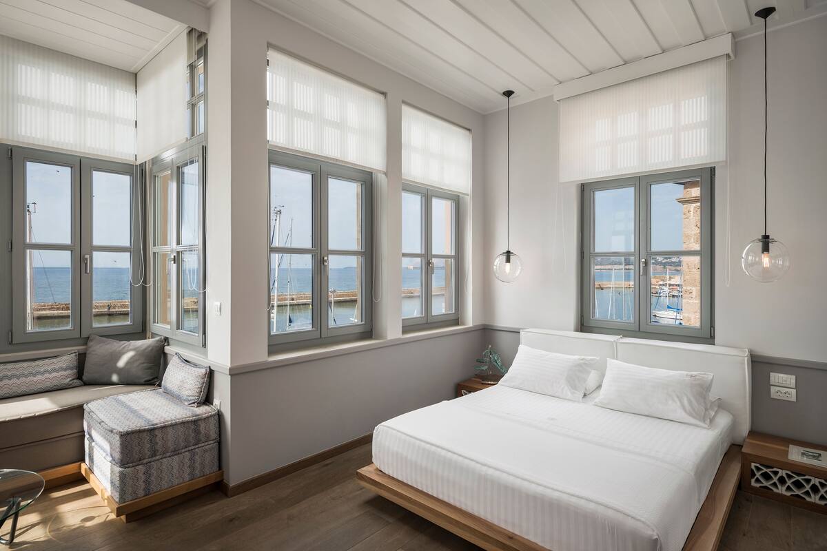 Junior Suite, 1 Queen Bed, Sea View, Sea Facing | Egyptian cotton sheets, premium bedding, down duvets