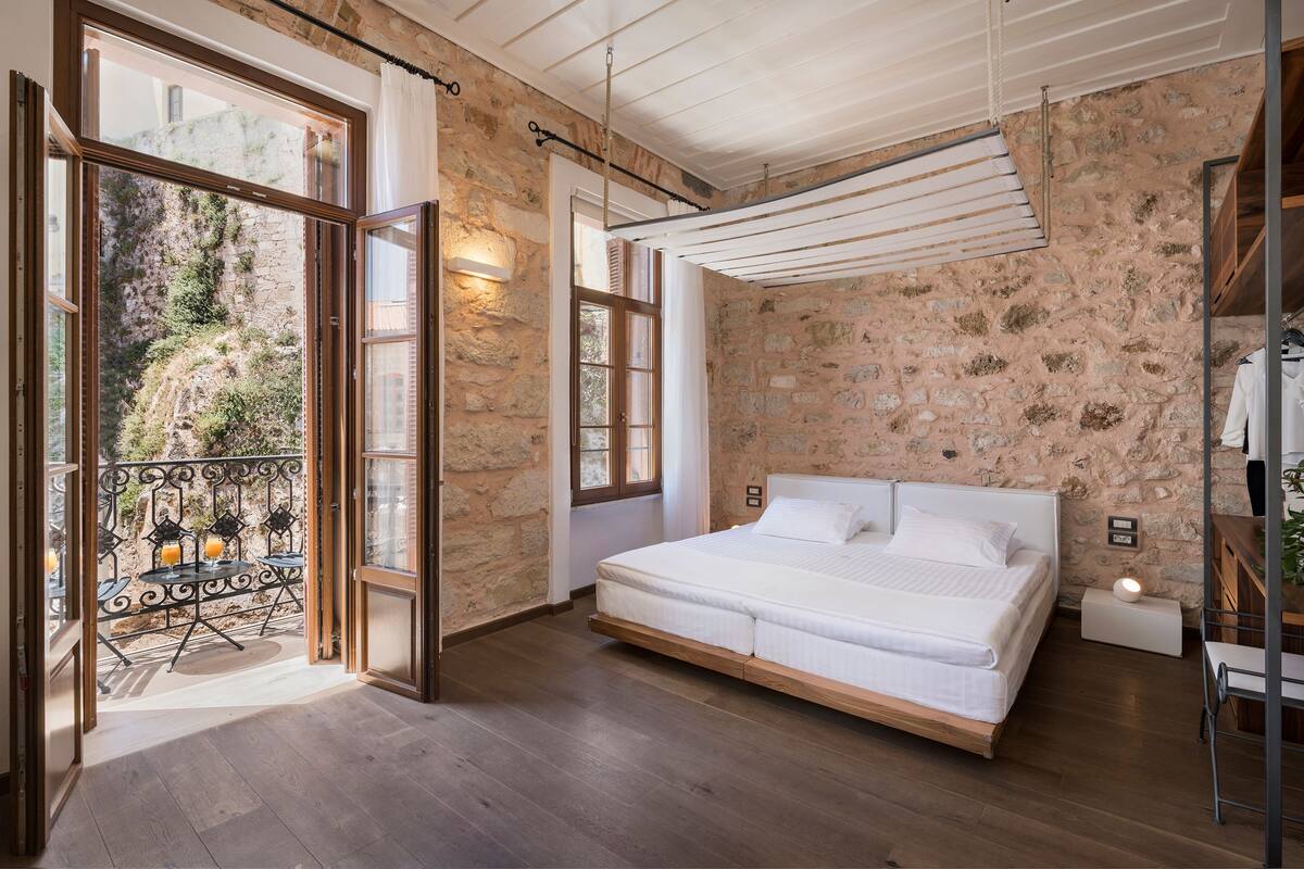 Junior Suite, Multiple Beds, Balcony, City View | Egyptian cotton sheets, premium bedding, down duvets