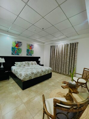 Down comforters, pillowtop beds, in-room safe, individually decorated