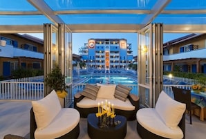 Sala de estar en el lobby