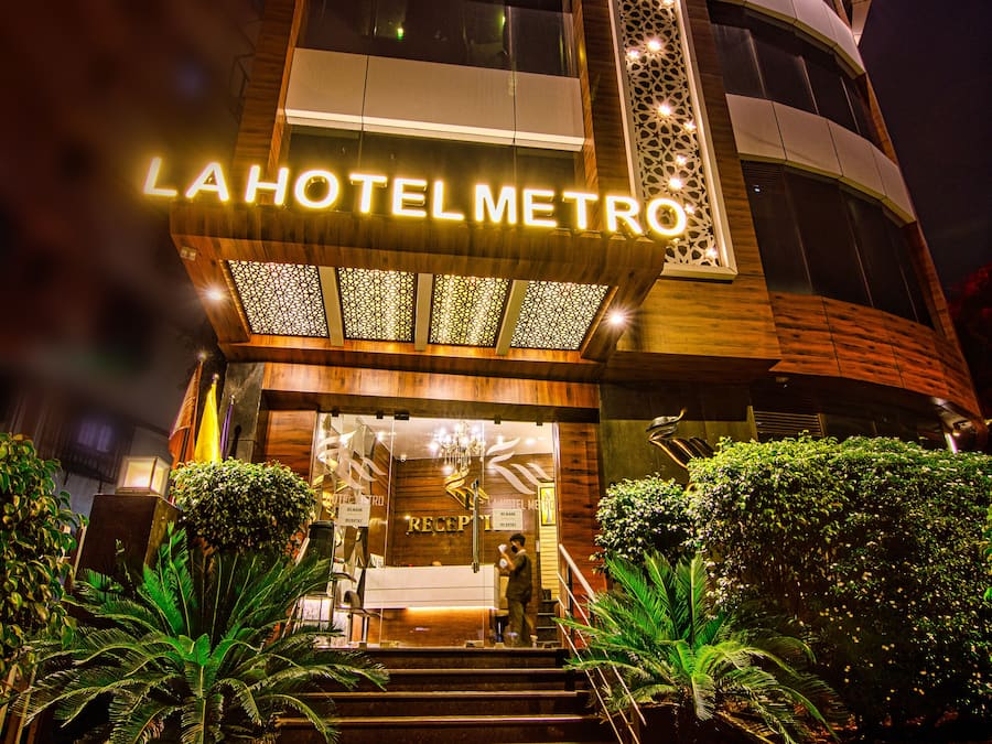 Front of property – evening/night