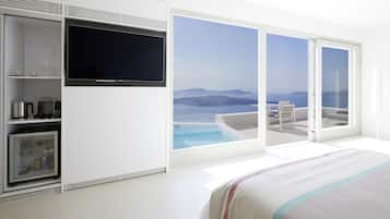 Private Unlimited View Suite | Peralatan tempat tidur premium, gebar bulu kapas, peti besi dalam bilik