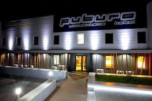 Front of property - evening/night