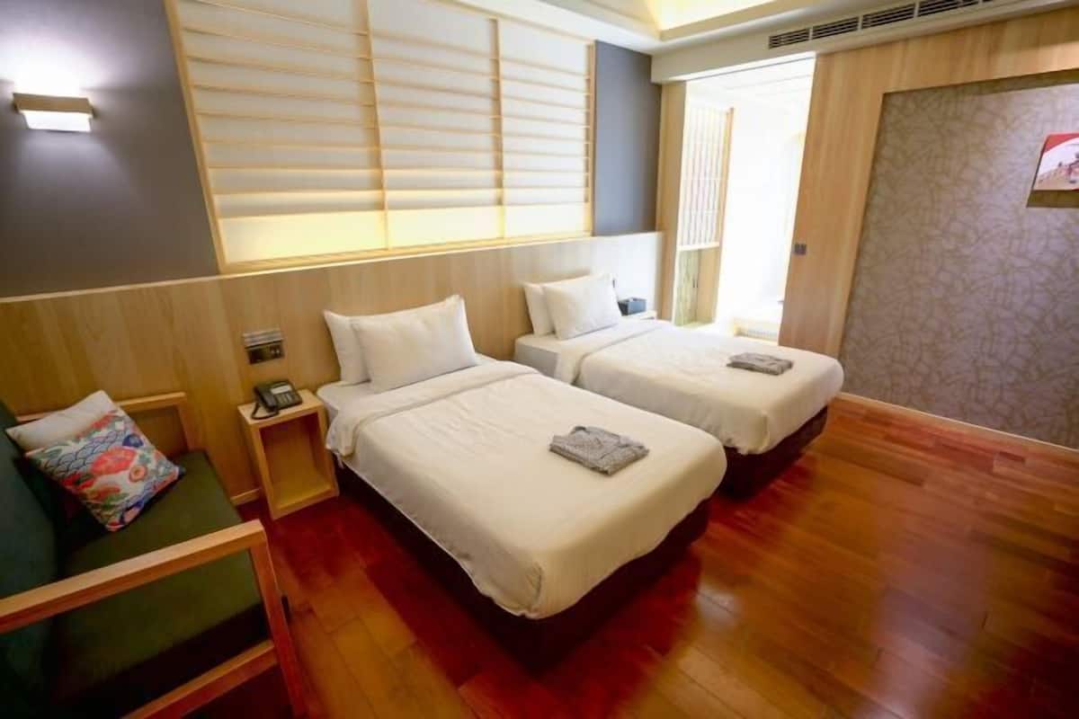 Hochwertige Bettwaren, Minibar, kostenloses WLAN