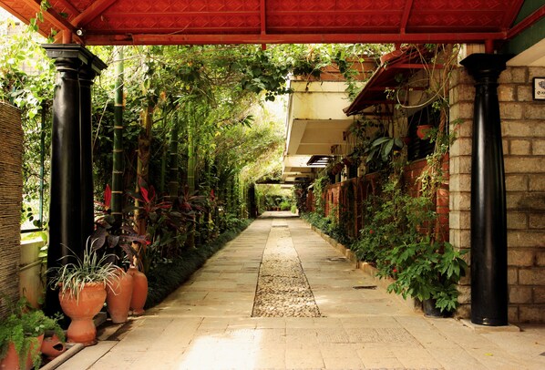 Entrada de la propiedad