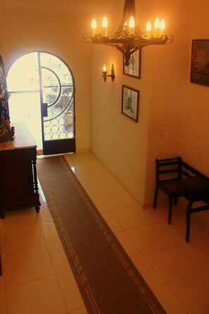 Interior entrance