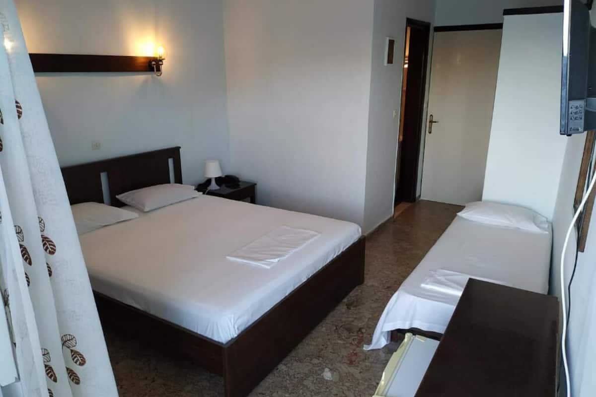 Double Room (2 Adults + 1 Child) | Iron/ironing board, bed sheets