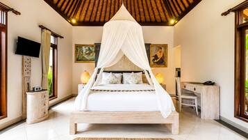 Deluxe Villa, 1 Bedroom, Private Pool | 1 bedroom, minibar, in-room safe, desk