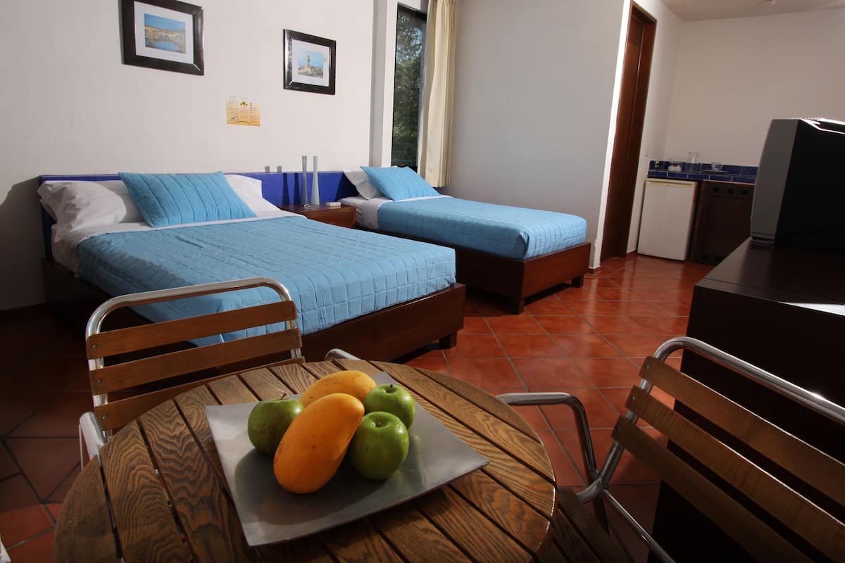 Chambre Triple | Fer et planche Ă repasser, Wi-Fi gratuit, draps fournis