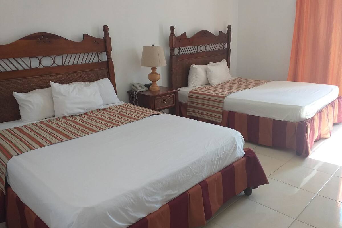 Superior Room, 2 Queen Beds, Balcony | In-room safe, WiFi (free), bed sheets