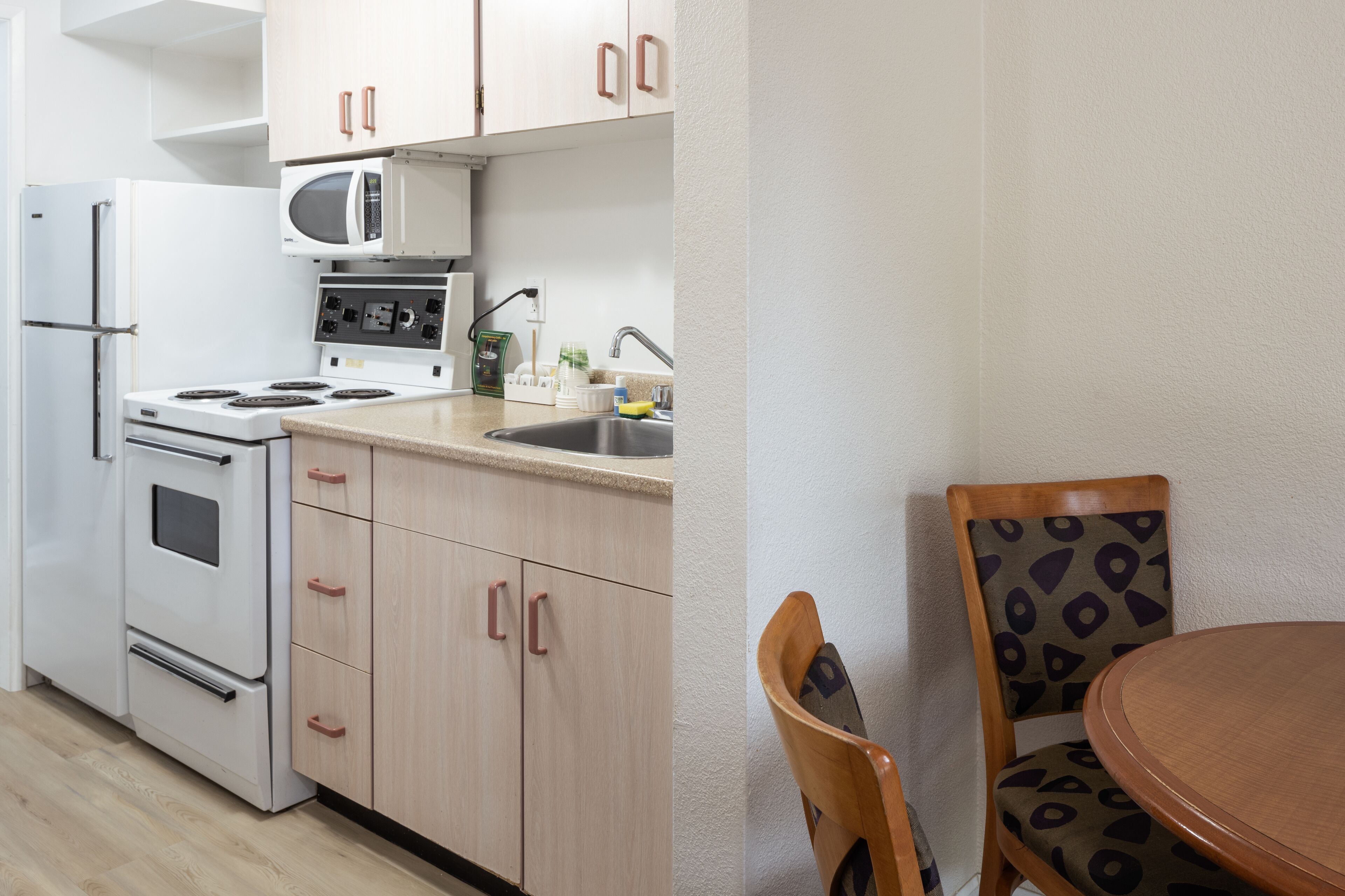 premium apartment, 1 queen bed with sofa bed | private kitchen | fridge, coffee/tea maker, eco-friendly cleaning products