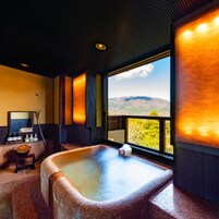 特別室　明神 - 懐石コースの夕食と和定食の朝食（ともに魚介類が中心）の1泊2食付 | バスルーム | シャワー付き浴槽、温泉浴槽、バスアメニティ (無料)、ヘアドライヤー