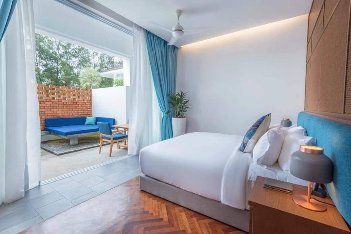 Cove Garden | 1 slaapkamer, een minibar, een kluis op de kamer, een bureau