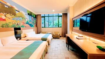 Family Quadruple Room, 2 Double Beds | View from room