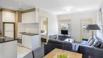 Two Bedroom Apartment | Desk, iron/ironing board, cribs/infant beds, rollaway beds