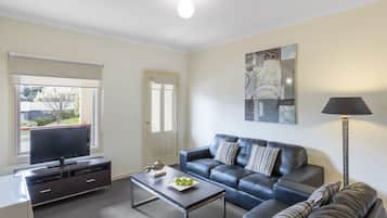 Two Bedroom Apartment | Desk, iron/ironing board, cots/infant beds, rollaway beds