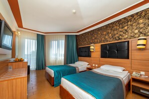 Free minibar, in-room safe, desk, laptop workspace - Armas Kaplan Paradise - All Inclusive (Kemer)