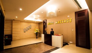 Réception du spa