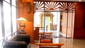 Sitteområde i lobbyen