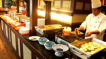 Dagelijks ontbijtbuffet (THB 180 per persoon)