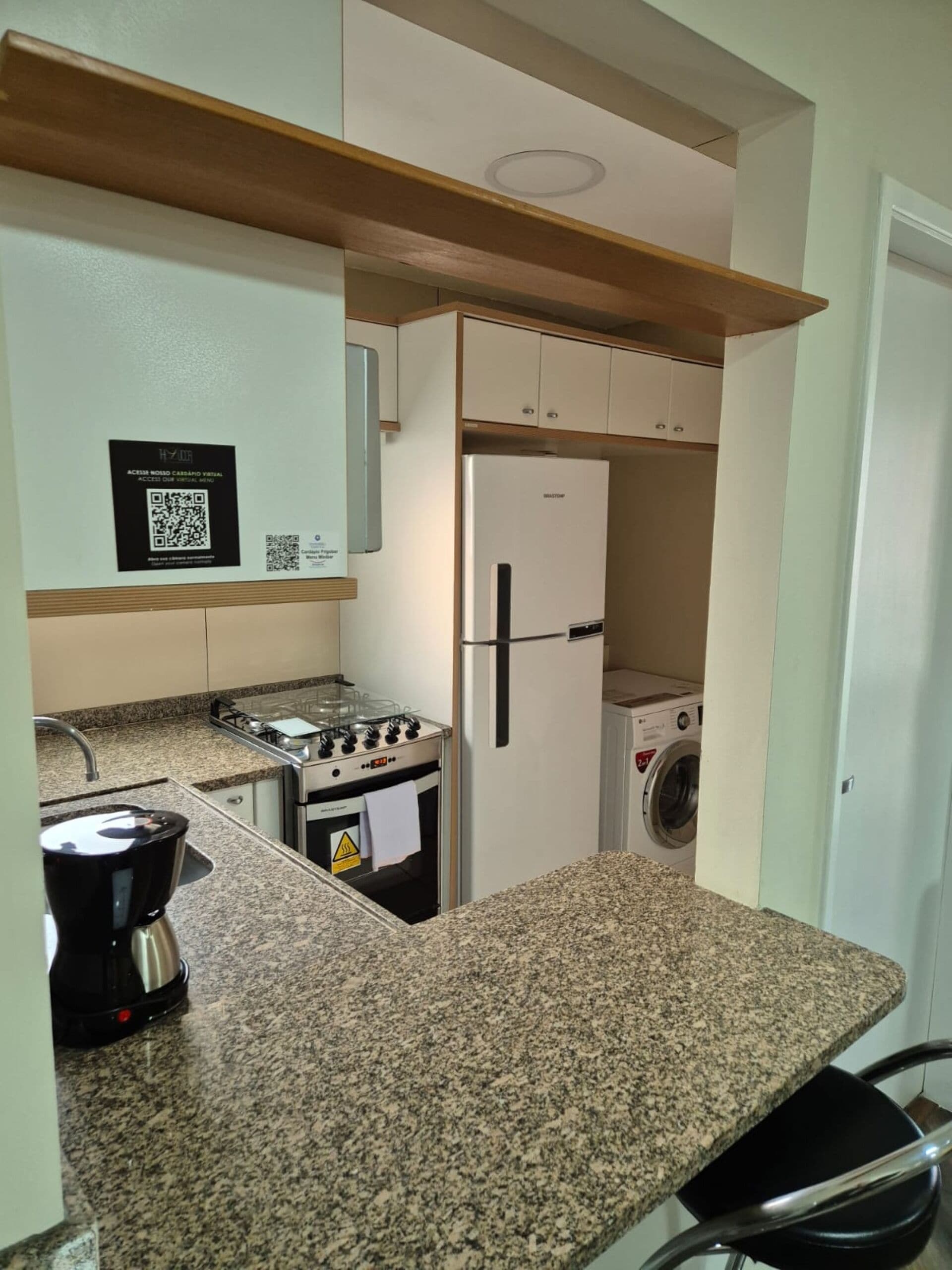 suite | private kitchen | full-sized fridge, microwave, coffee/tea maker, cookware/dishes/utensils