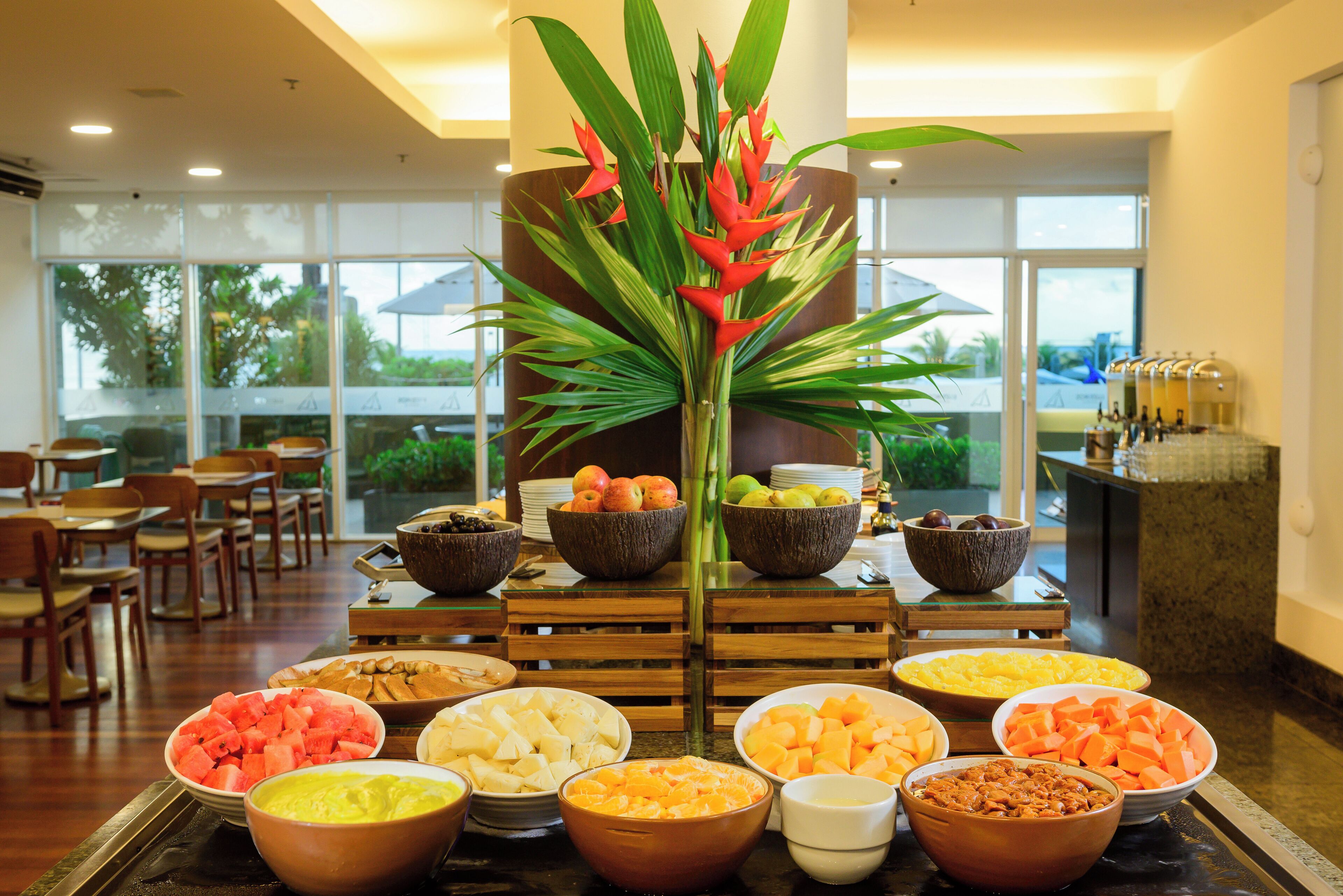 Free daily buffet breakfast