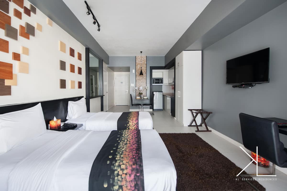 Premium bedding, in-room safe, individually furnished, blackout drapes
