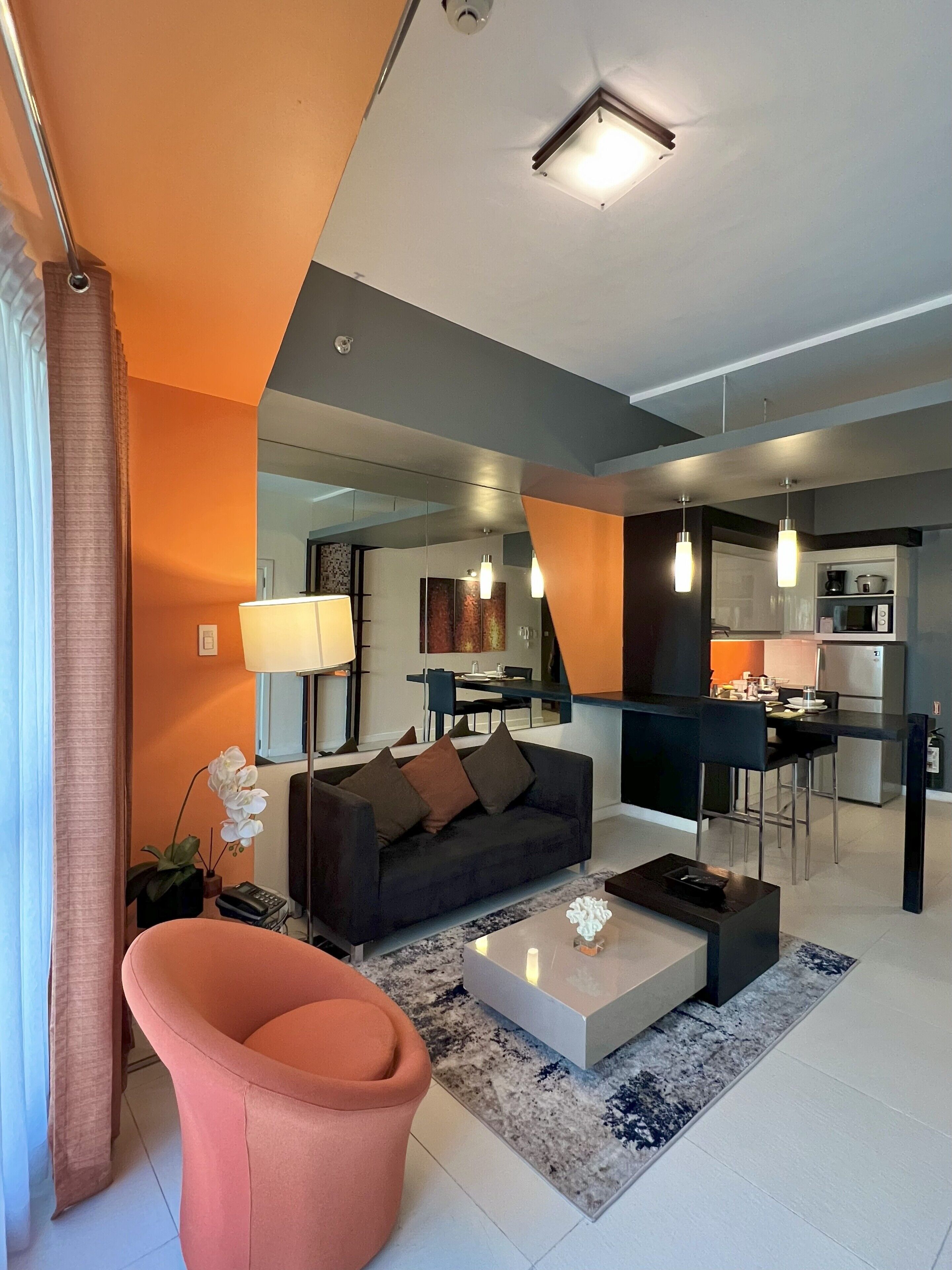 one bedroom premier | living area | flat-screen tv