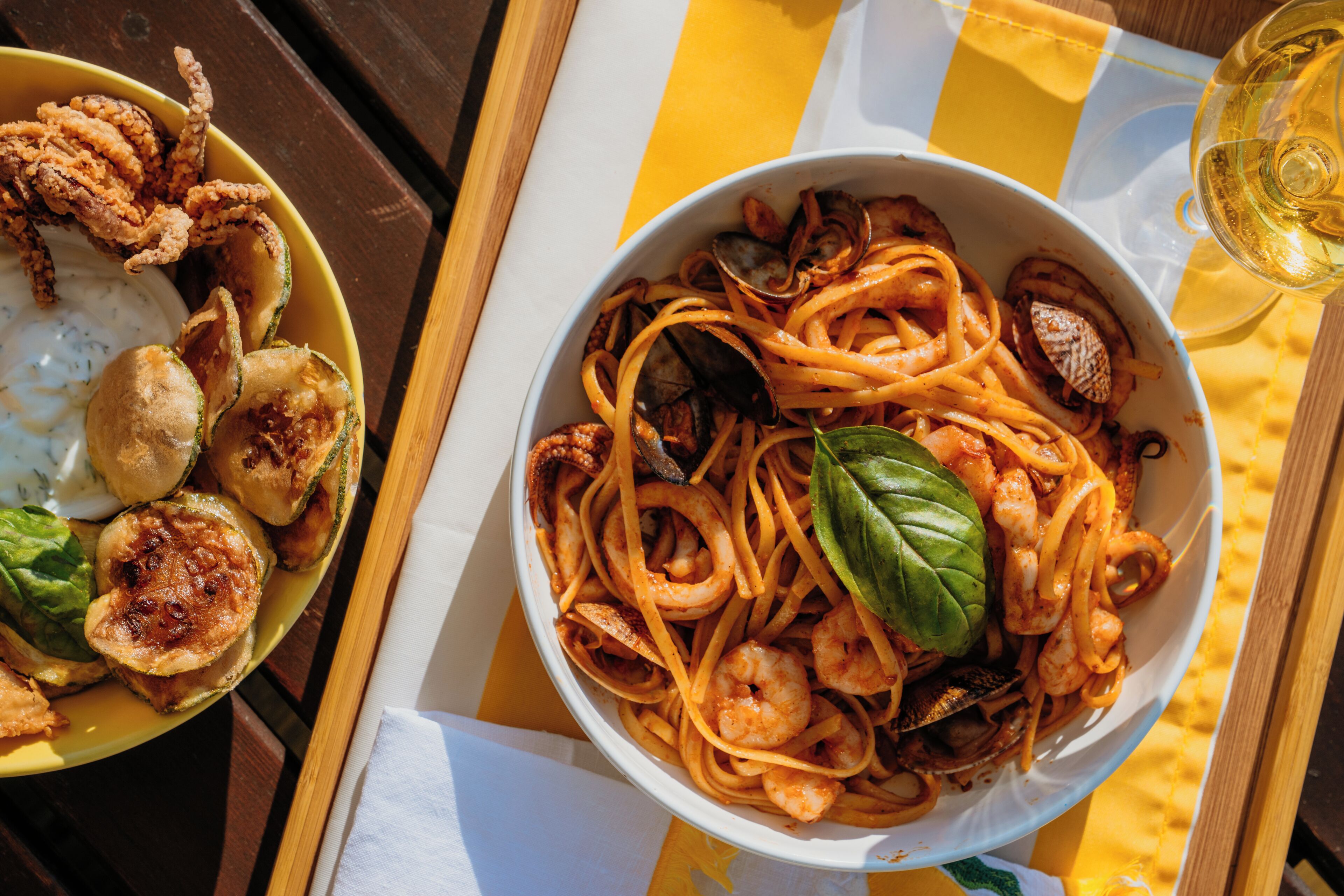 breakfast, lunch, dinner served; international cuisine, beach views