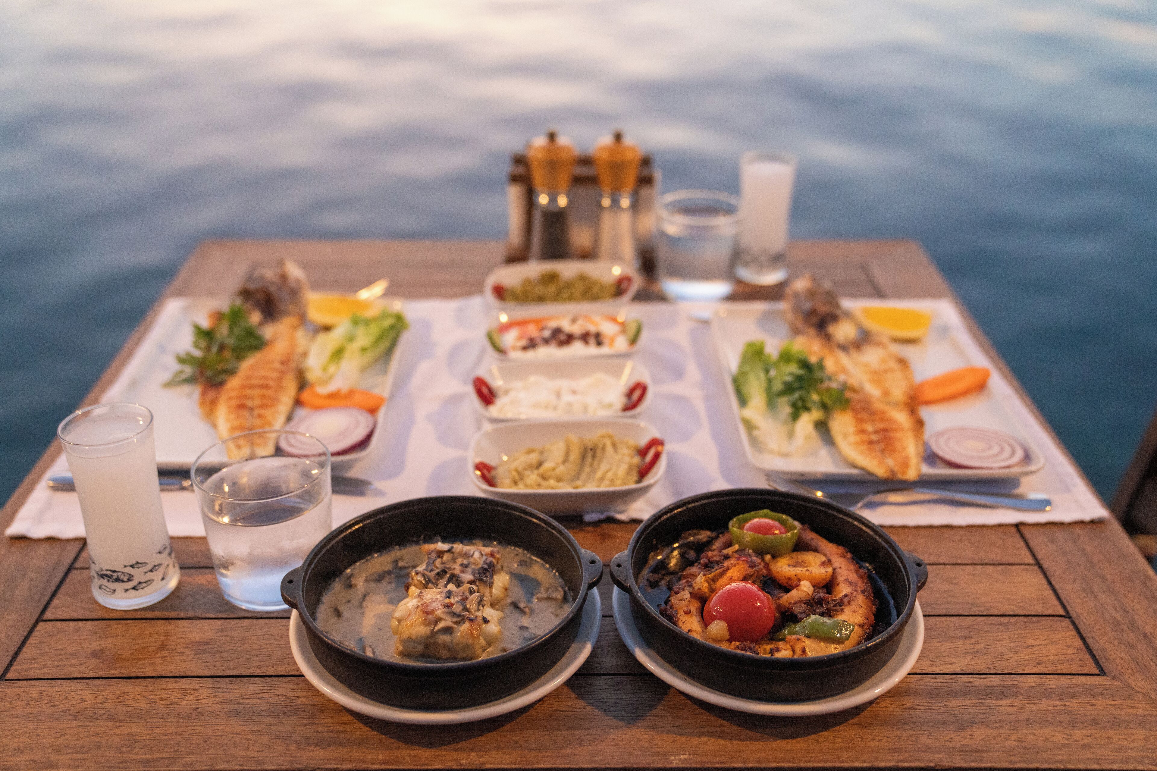 breakfast, lunch, dinner served; international cuisine, beach views