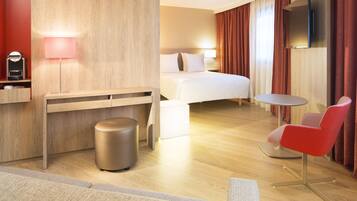 Premium Room Free WiFi & Pool Access | Living area | Flat-screen TV