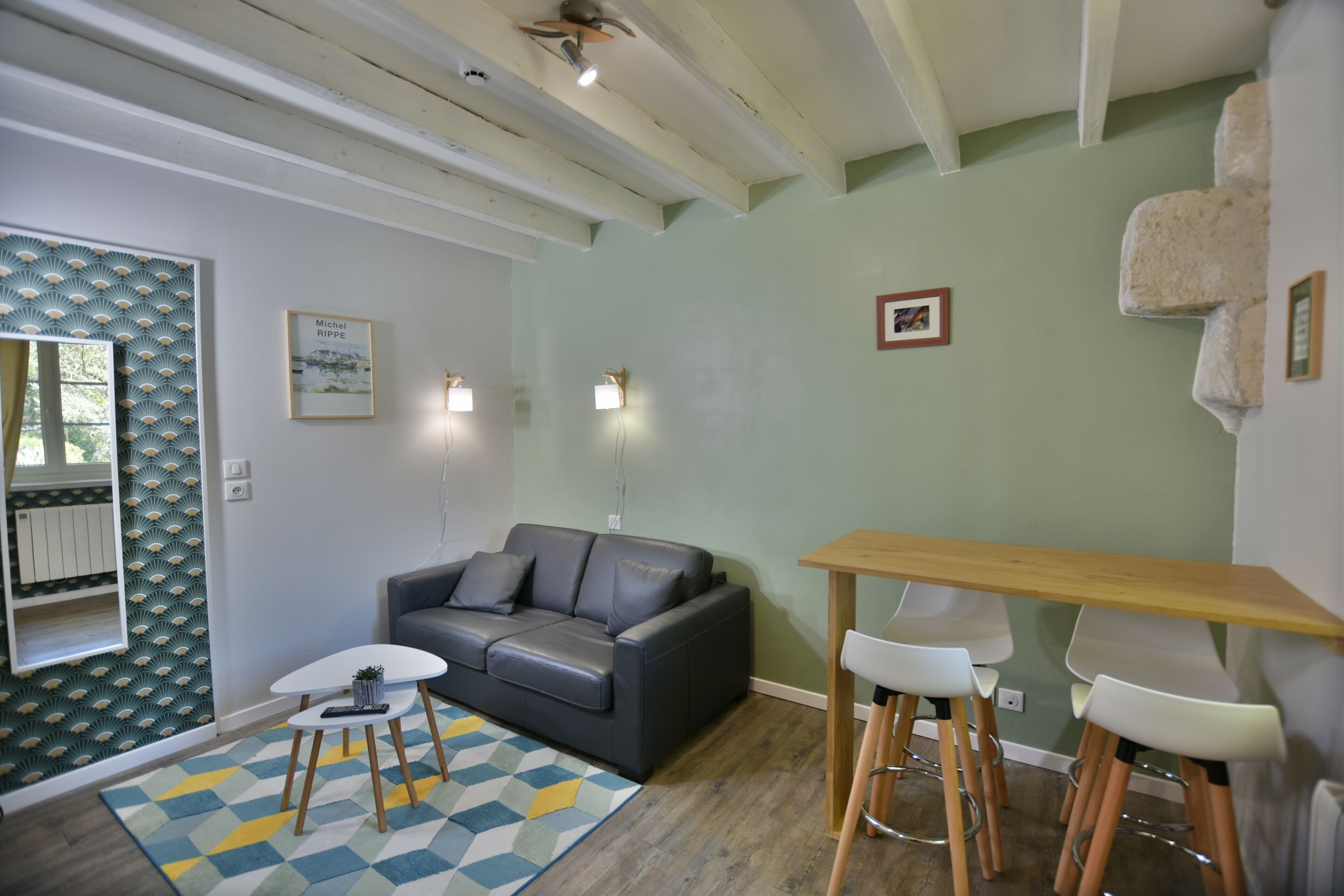 romantic apartment | 1 bedroom, premium bedding, memory-foam beds, individually decorated