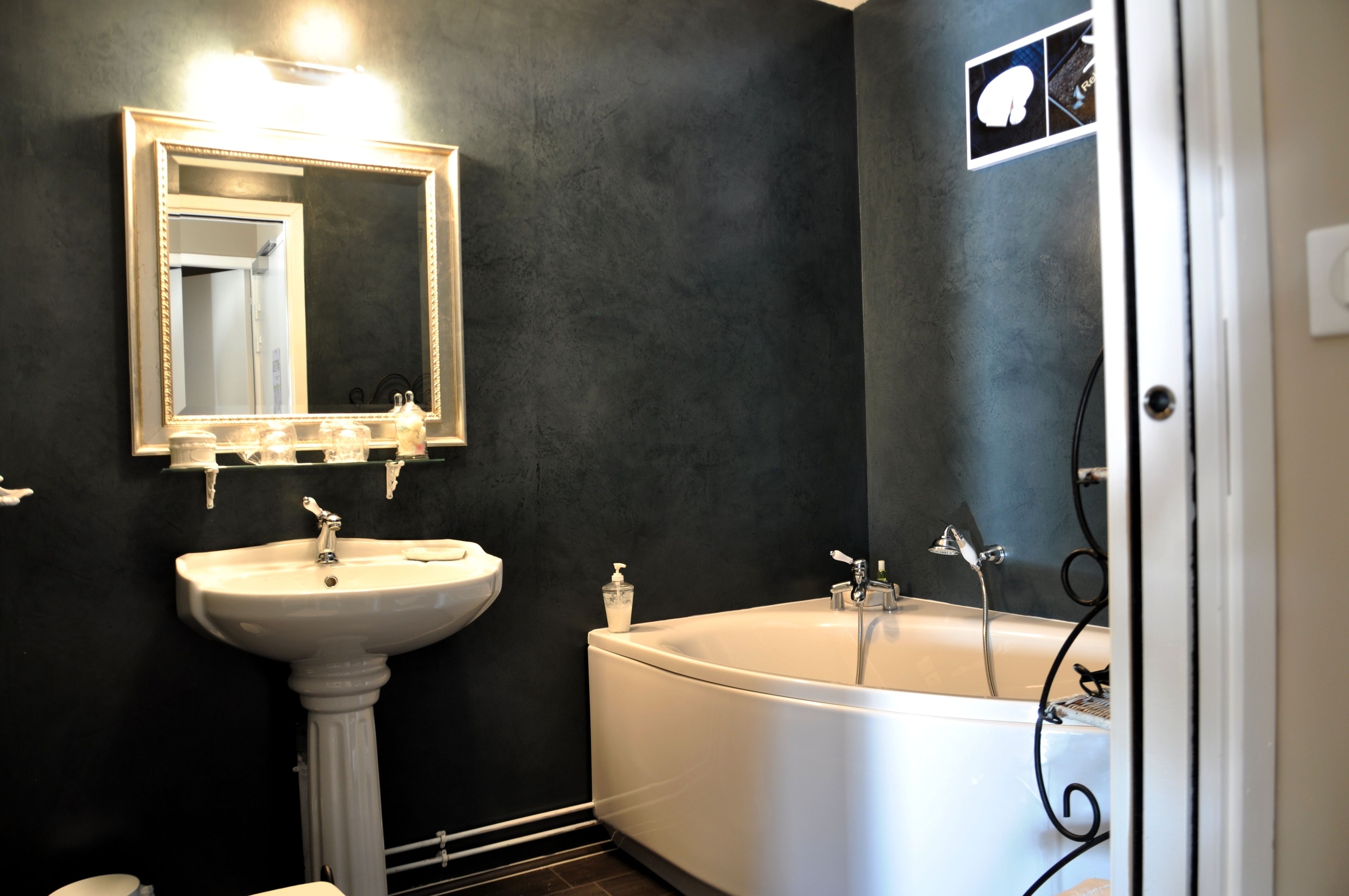 free toiletries, hair dryer, towels, soap