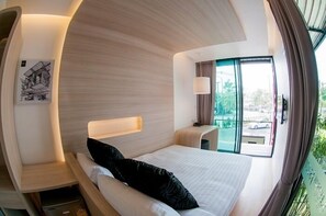 Room | Soundproofing, free WiFi - Sleepbox Chiangmai Hotel (Chiang Mai)