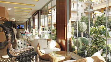 Sala de estar en el lobby